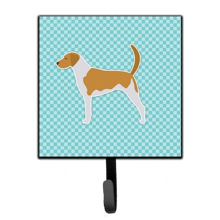 Micasa American Foxhound Checkerboard Blue Leash or Key Holder MI626928